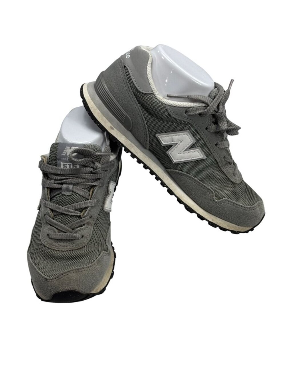 New Balance 515 Classic womens Running Sneakers Gray Size 5.5 Mesh Suede Athleti